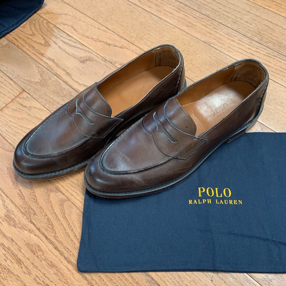 Polo Ralph lauren Men’s leather dress shoes
